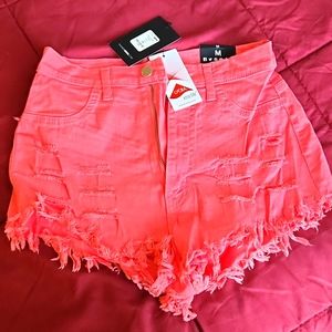 Frayed shorts